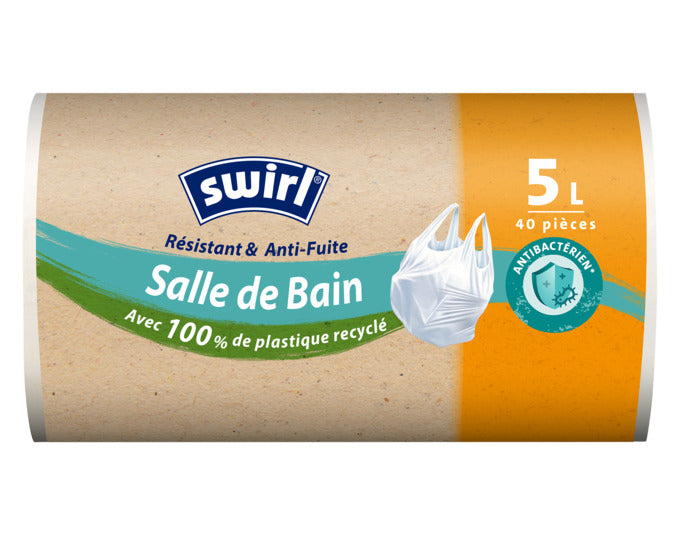 SWIRL Abfallsäcke Antibac 5 l in  präsentiert im Onlineshop von KAQTU Design AG. Haushaltshilfen ist von SWIRL