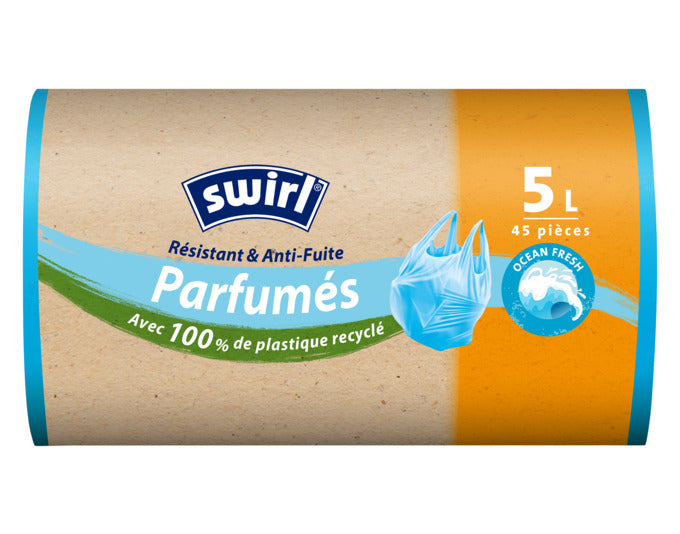 SWIRL Abfallsäcke Ocean 5 l in  präsentiert im Onlineshop von KAQTU Design AG. Reinigung & Wäsche ist von SWIRL