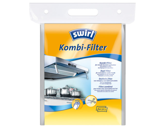 SWIRL Kombi Dunstfilter 47x57 cm