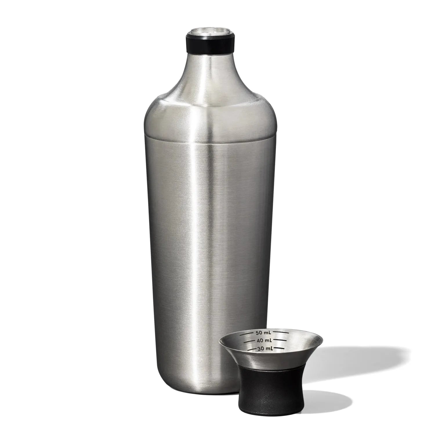 Good Grips Cocktailshaker Stahl, Einwandig in Silber präsentiert im Onlineshop von KAQTU Design AG. Barzubehör ist von OXO