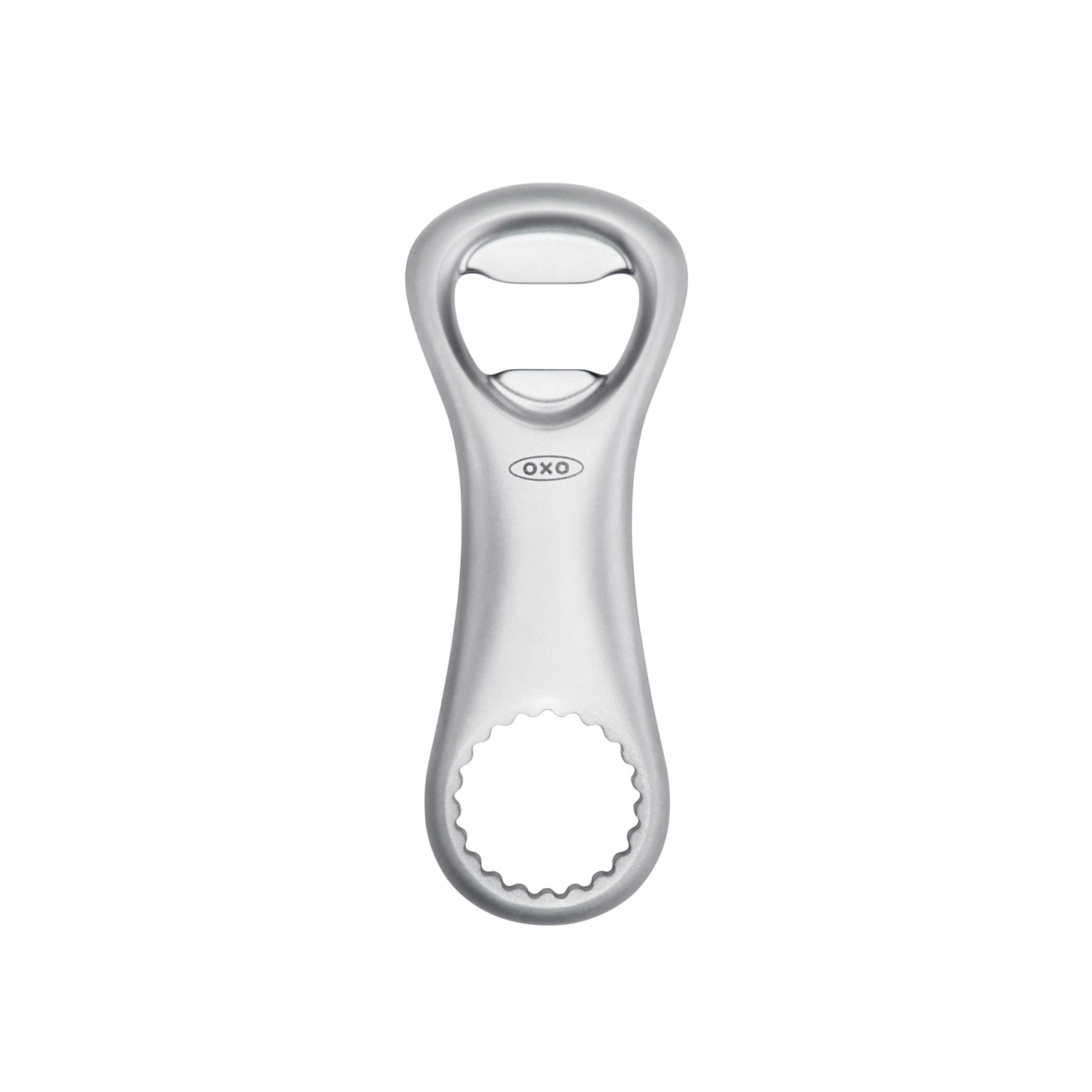 Good Grips Steel Flaschenöffner Gusseisen in Silber präsentiert im Onlineshop von KAQTU Design AG. Barzubehör ist von OXO