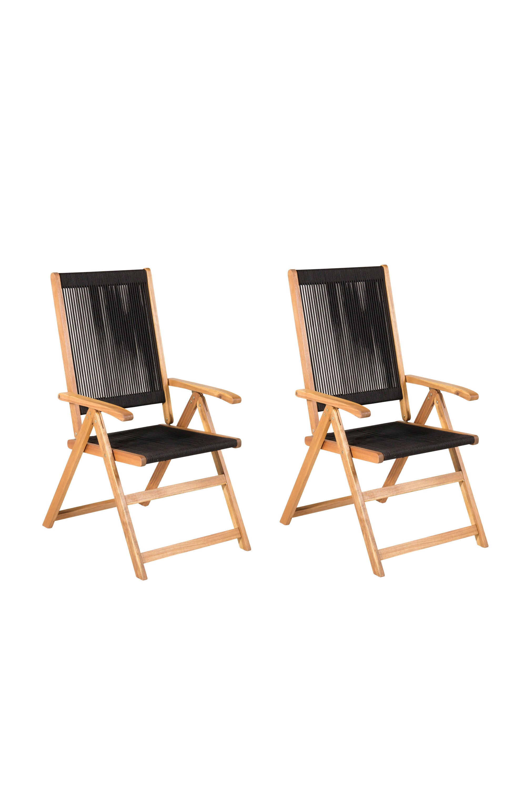 Little John Stuhl in Schwarz präsentiert im Onlineshop von KAQTU Design AG. Gartenstuhl mit Armlehnen ist von Venture Home