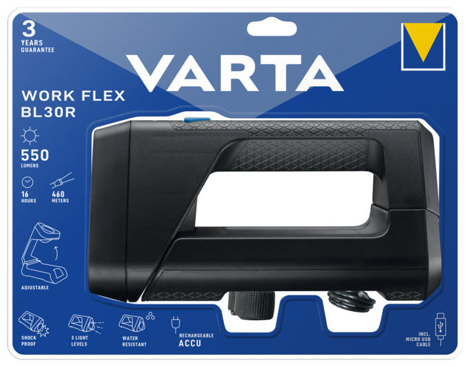 VARTA LED-Arbeitsleuchte Work Flex BL30R 550 lm