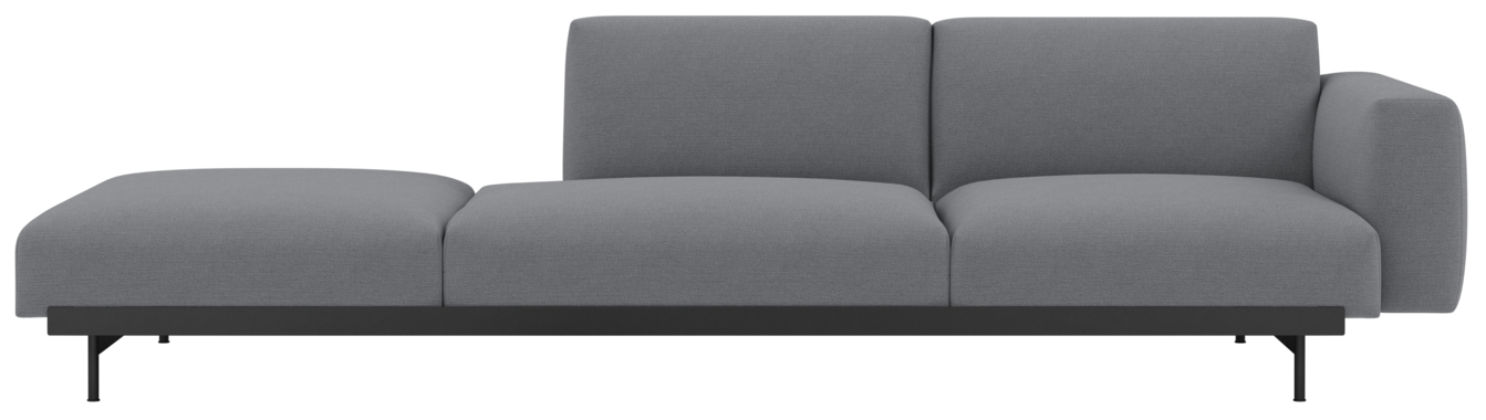 In Situ 3er Sofa offen in Combo 4: Ocean 80 präsentiert im Onlineshop von KAQTU Design AG. 3er Sofa ist von Muuto