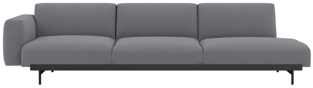 In Situ 3er Sofa offen in Combo 3: Ocean 80 präsentiert im Onlineshop von KAQTU Design AG. 3er Sofa ist von Muuto