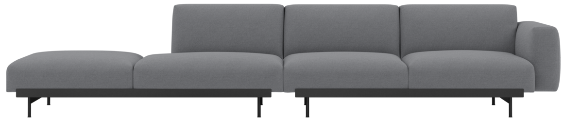 In Situ 4er Sofa offen in Combo 2: Ocean 80 präsentiert im Onlineshop von KAQTU Design AG. 4er Sofa ist von Muuto