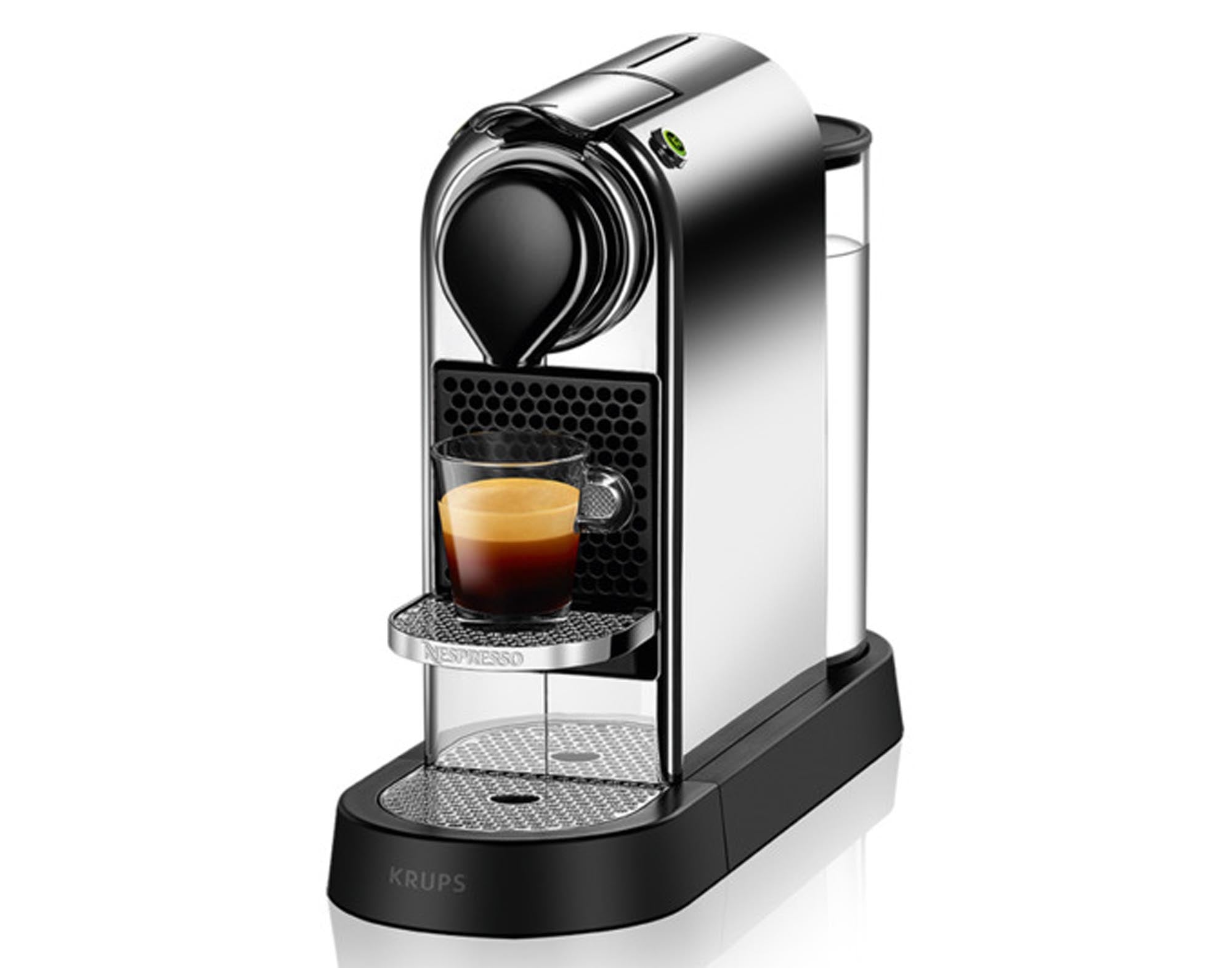 KRUPS Nespresso Kaffeemaschine Citiz silver in Silver präsentiert im Onlineshop von KAQTU Design AG. Küchengerät ist von KRUPS