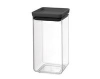 BRABANTIA pot de conservation Tasty+ gris foncé 1,6 l