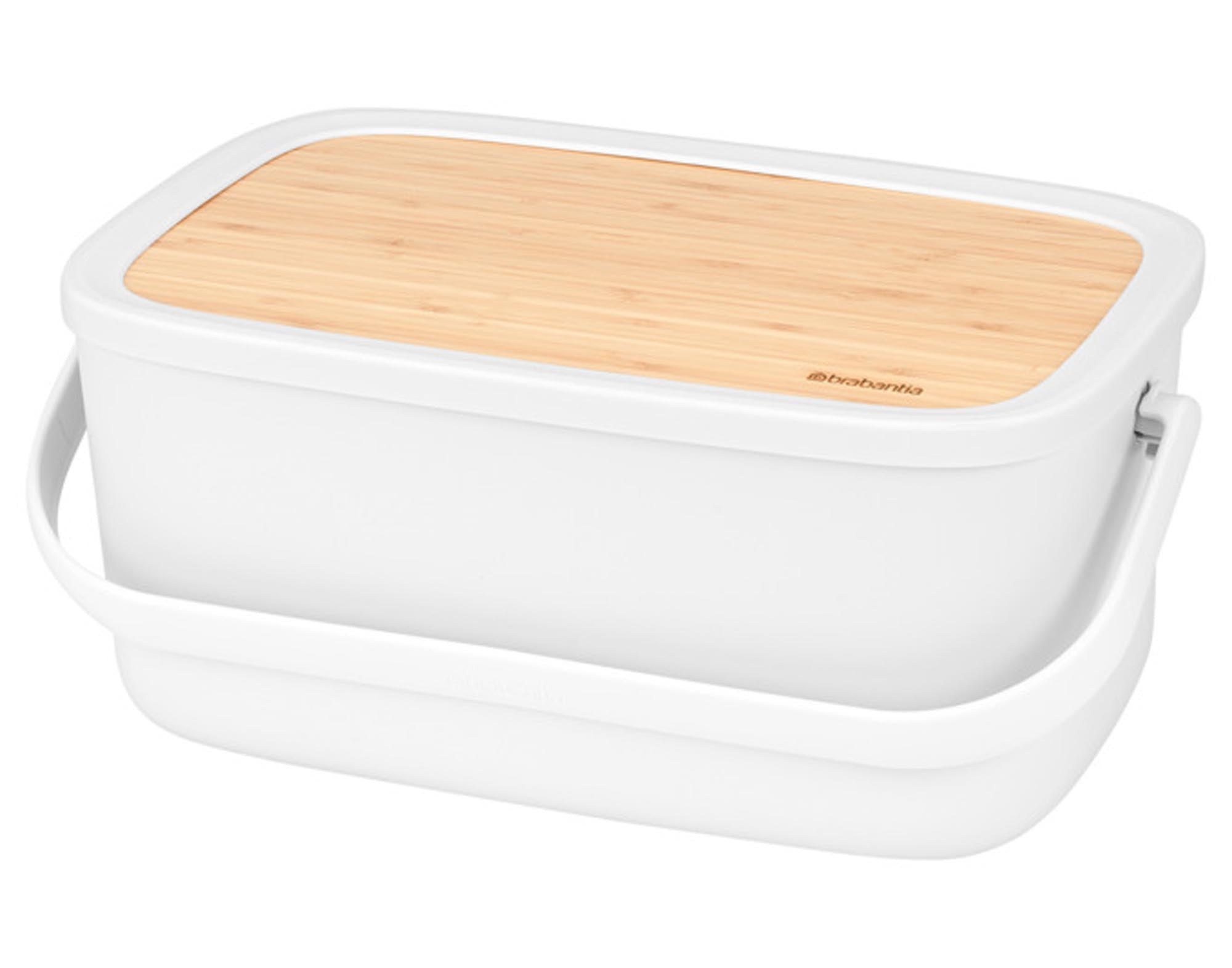 Entdecken Sie den BRABANTIA Brotkasten Nic in light grey – stilvoll, langlebig und ideal für frisches Brot. Perfekte Luftzirkulation und elegantes Design!