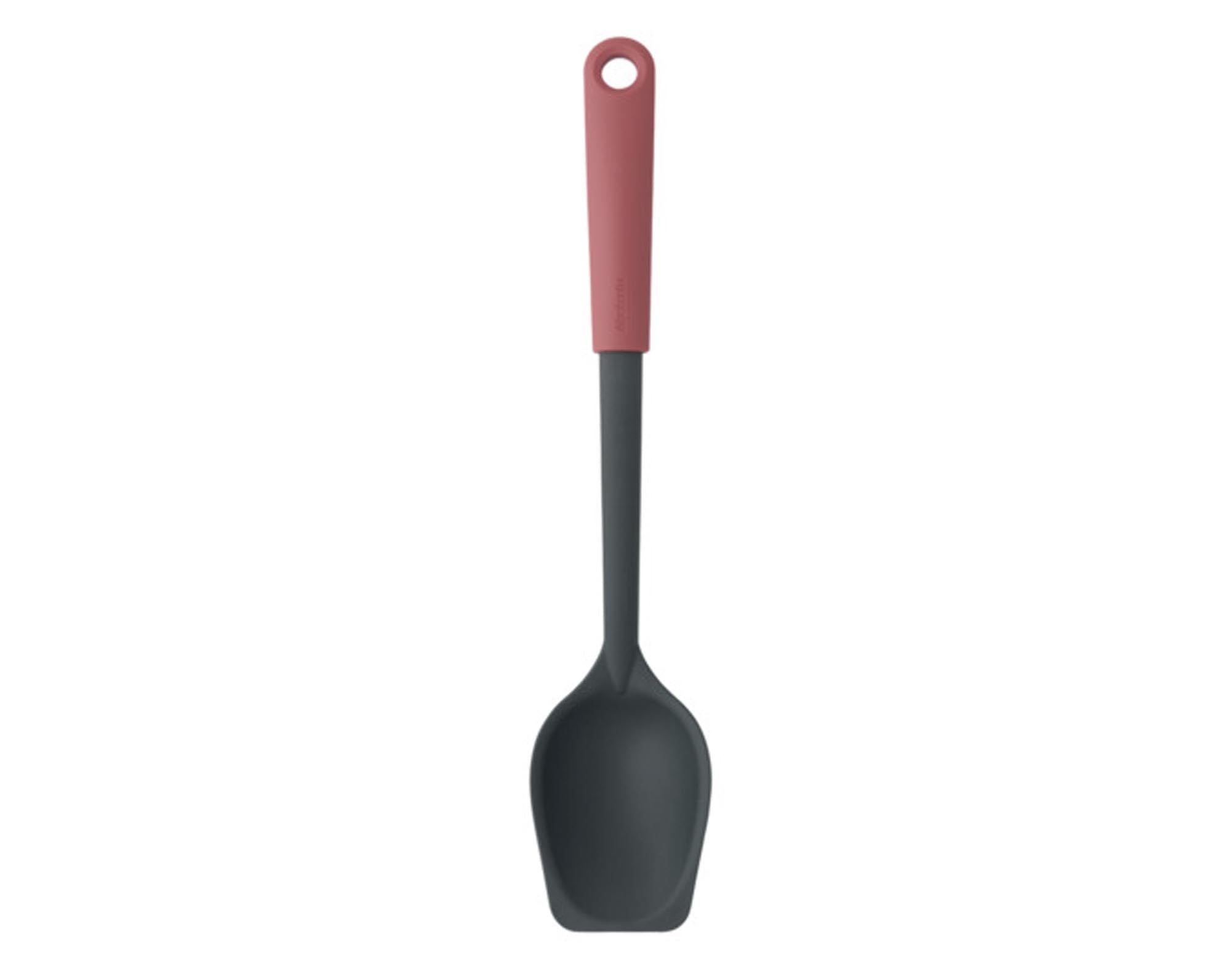 BRABANTIA Servierlöffel mit Schaber Tasty+ grape red