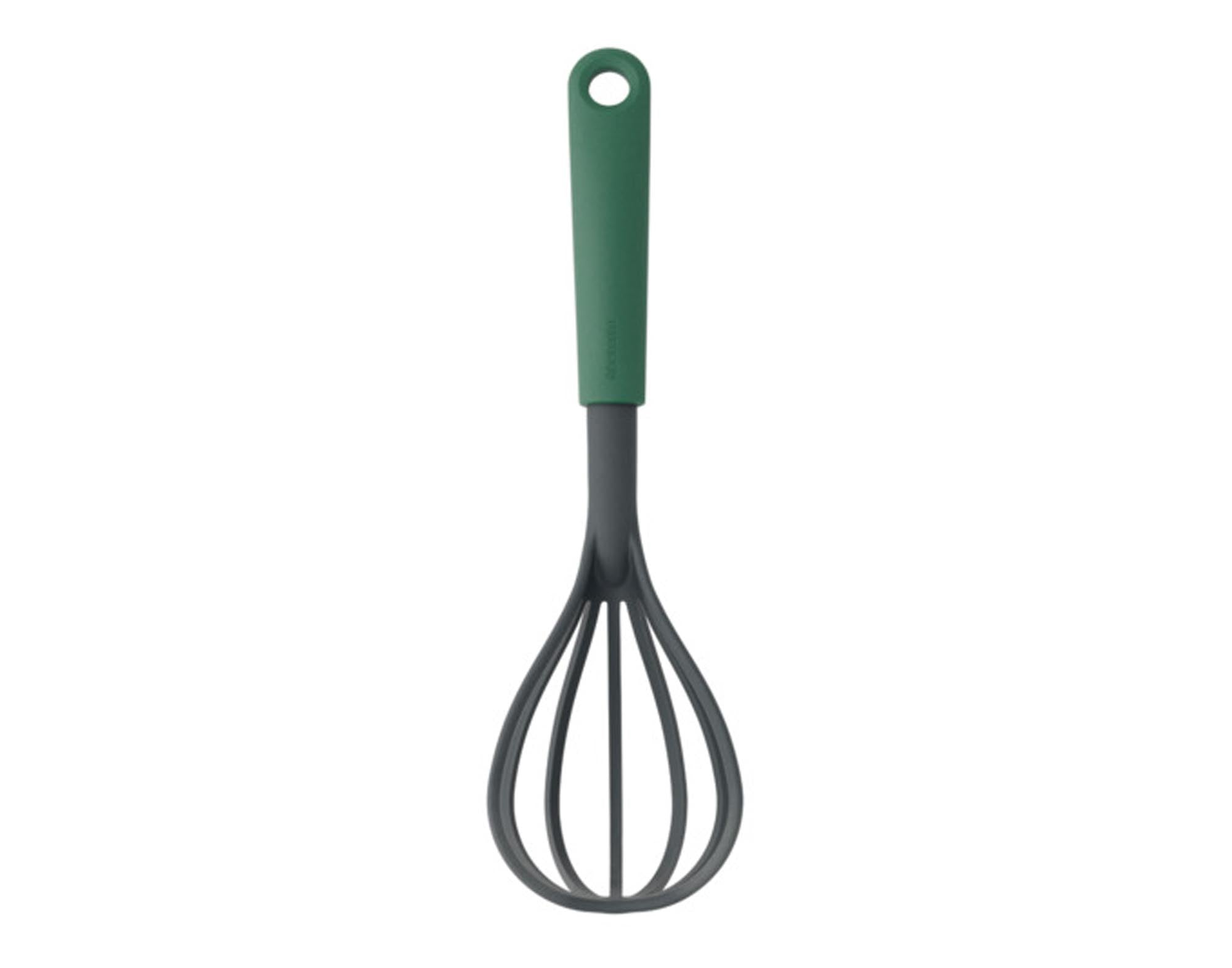 Der BRABANTIA Schneebesen Tasty+ 26.3 cm: Ergonomisch, langlebig, spülmaschinenfest. Perfekt für Eier, Sahne und mehr. Modernes Design.