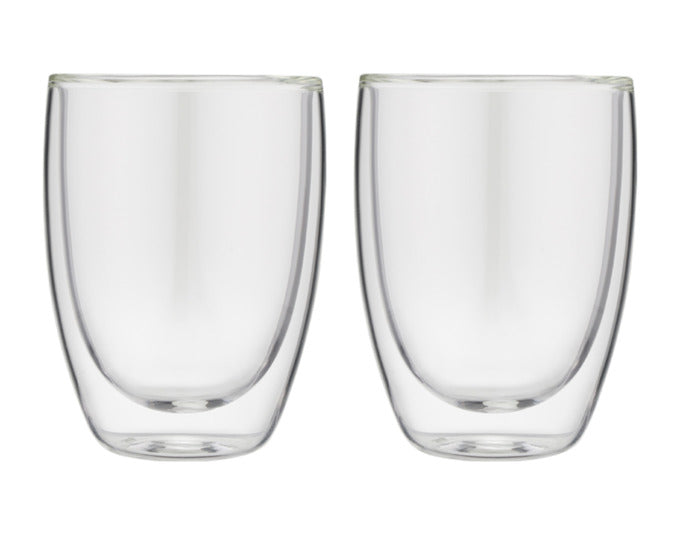 Kaffetasse Glas doppelwandig 2 Stück in  präsentiert im Onlineshop von KAQTU Design AG. Kaffeetassen ist von EVA BLACK