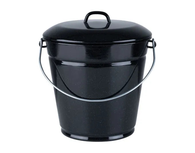 RIESS Eimer mit Deckel schwarz 10 l ø 28 cm in  präsentiert im Onlineshop von KAQTU Design AG. Haushaltshilfen ist von RIESS