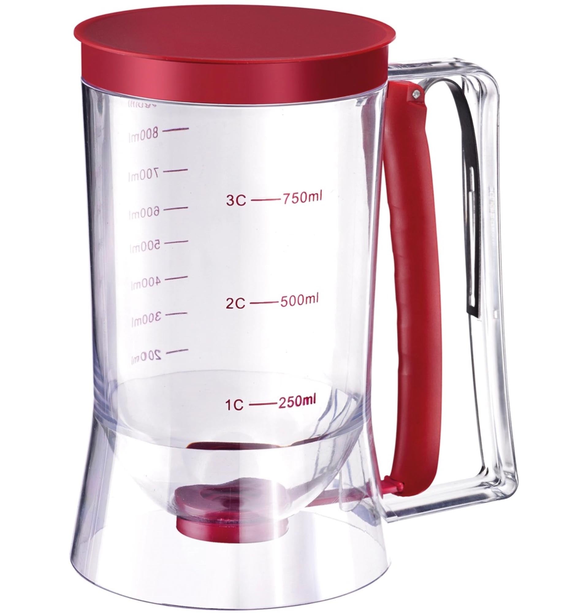 Teigportionierer, 900ml in Rot präsentiert im Onlineshop von KAQTU Design AG. Backutensilien ist von Westmark