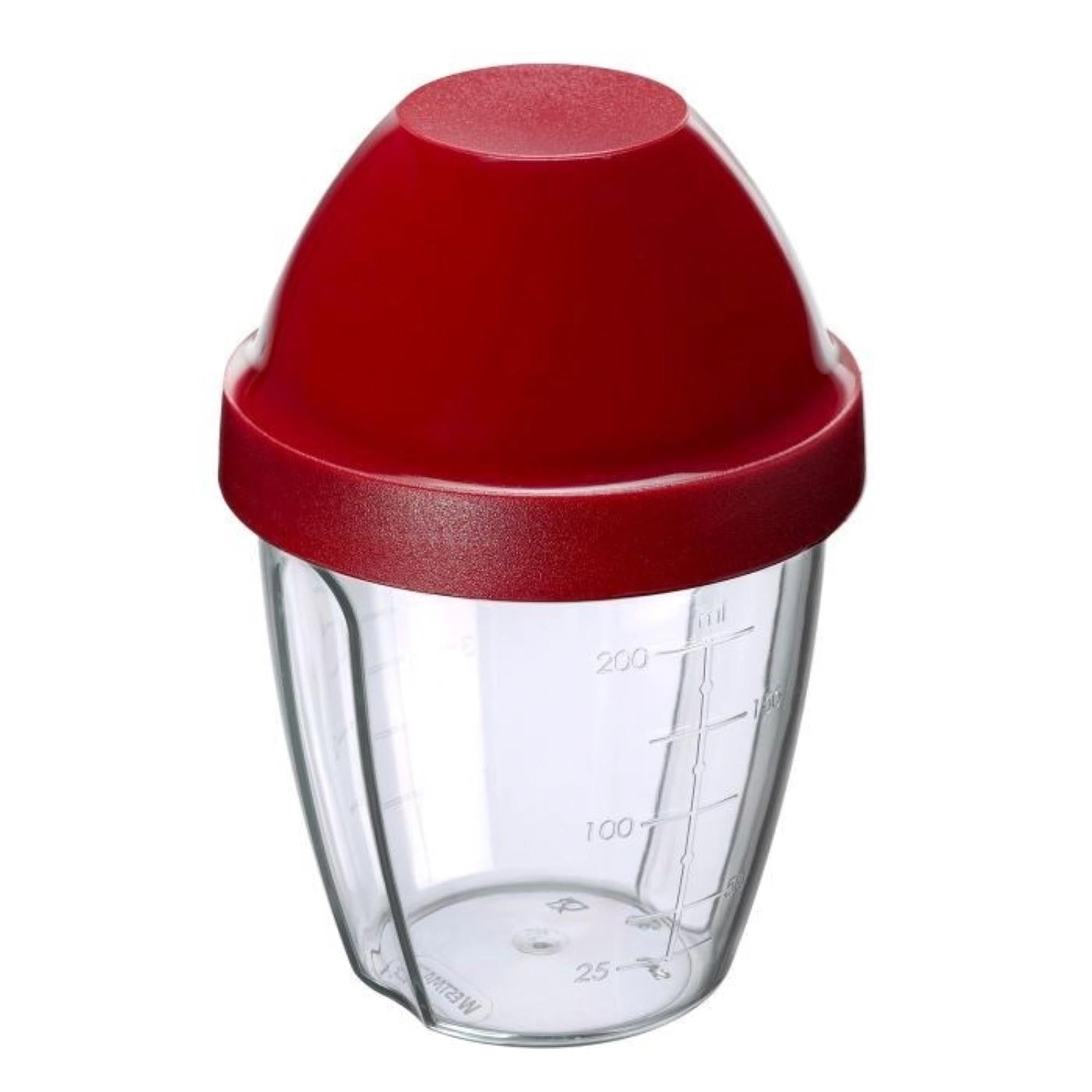 Schüttelbecher Mix-Ei, 13.5x8.5x8.5cm, 0.25 lt in Rot präsentiert im Onlineshop von KAQTU Design AG. Barzubehör ist von Westmark