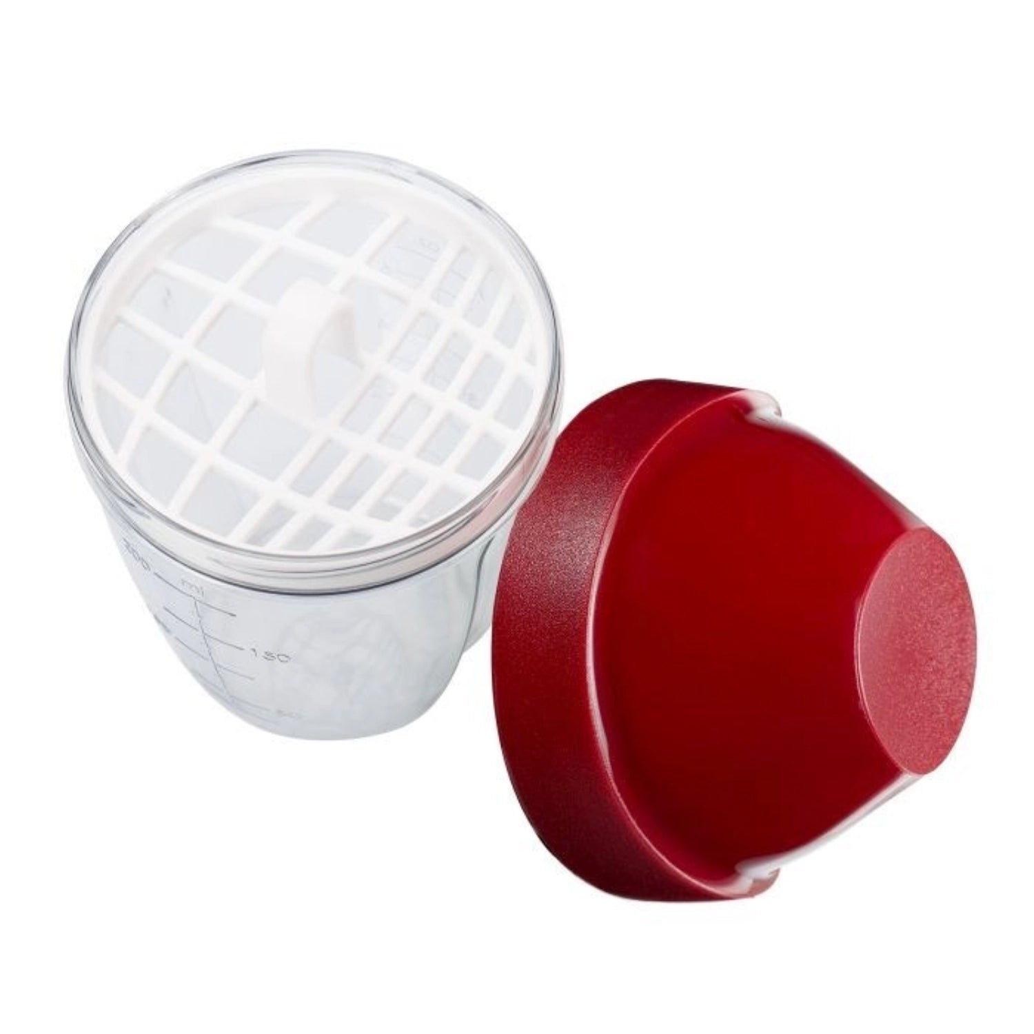 Praktischer Schüttelbecher Mix-Ei von Westmark, 13.5x8.5x8.5cm, 0.25 lt, perfekt zum schnellen Mischen von Getränken und Zutaten in der Küche.