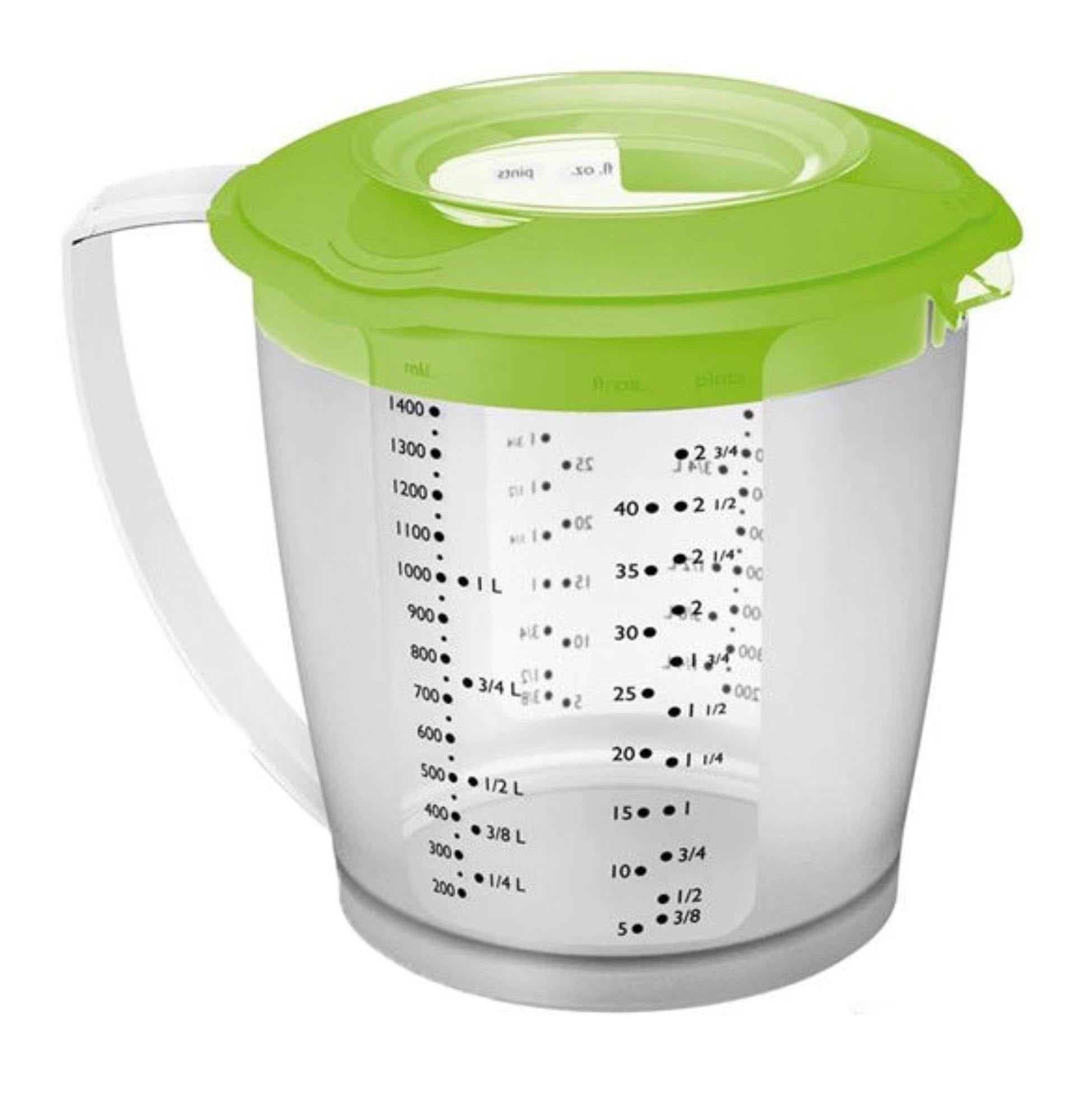 Rührbecher m. Deckel Helena, apfelgrün, D14.8 H15cm, 1.4 in Grün präsentiert im Onlineshop von KAQTU Design AG. Küchenhelfer ist von Westmark