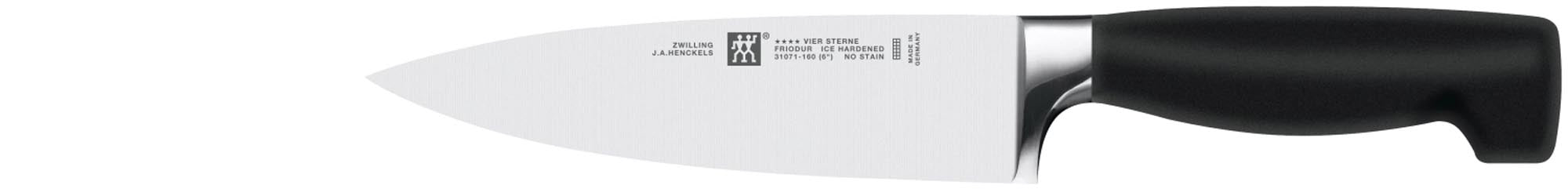 Four Star Kochmesser 160 mm in Silber präsentiert im Onlineshop von KAQTU Design AG. Küchenmesser ist von Zwilling Kitchen