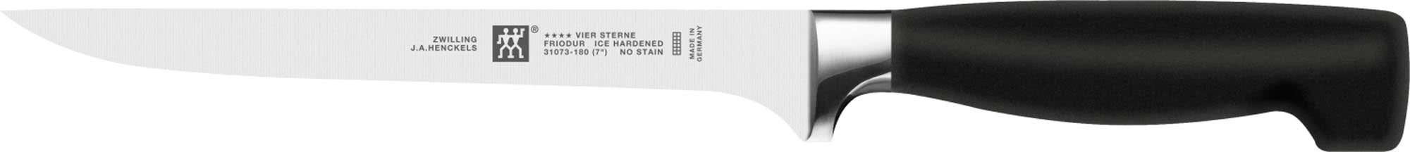 Four Star Filetiermesser 180 mm in Silber präsentiert im Onlineshop von KAQTU Design AG. Küchenmesser ist von Zwilling Kitchen