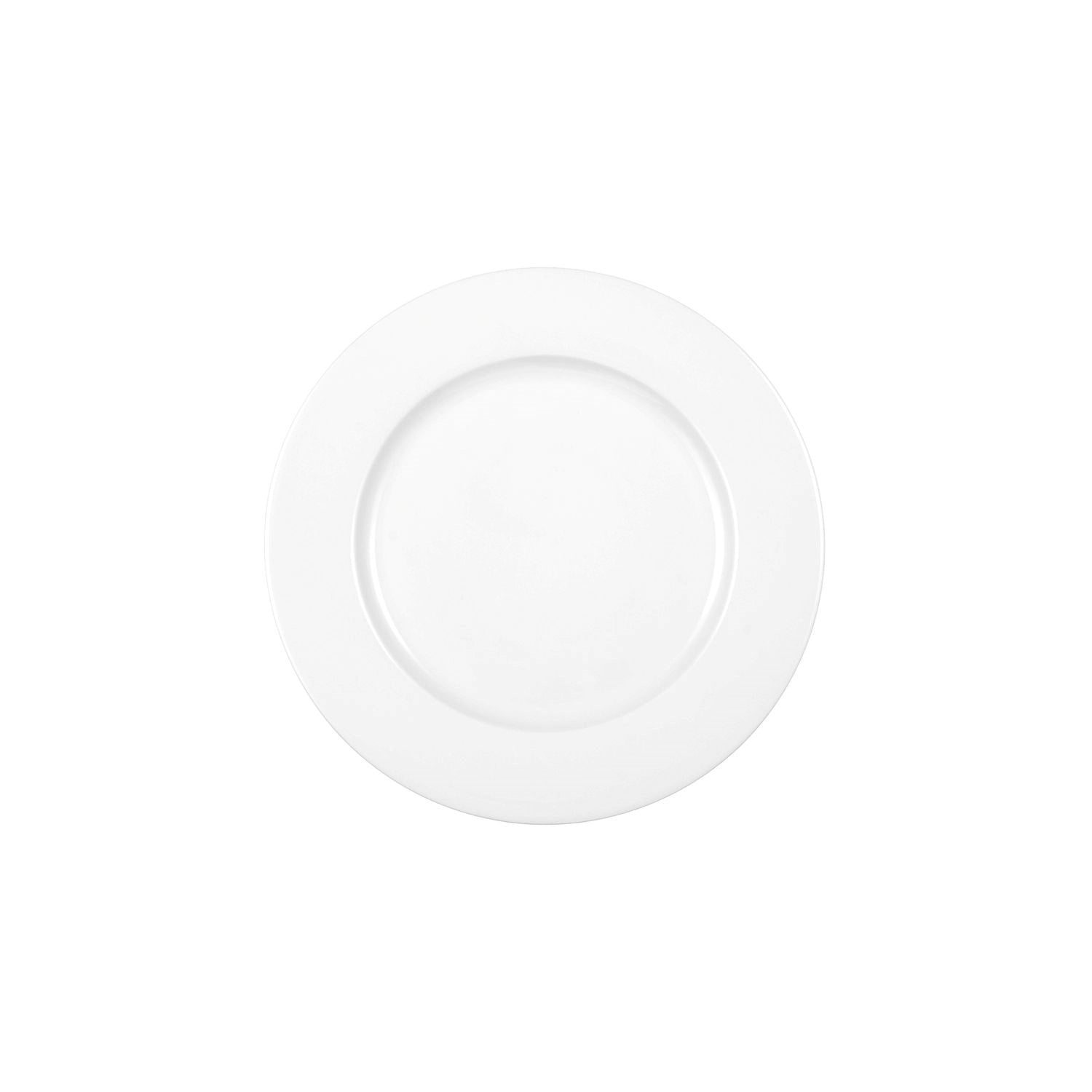Meran Teller flach 23cm in Weiss präsentiert im Onlineshop von KAQTU Design AG. Teller ist von Maison Truffe