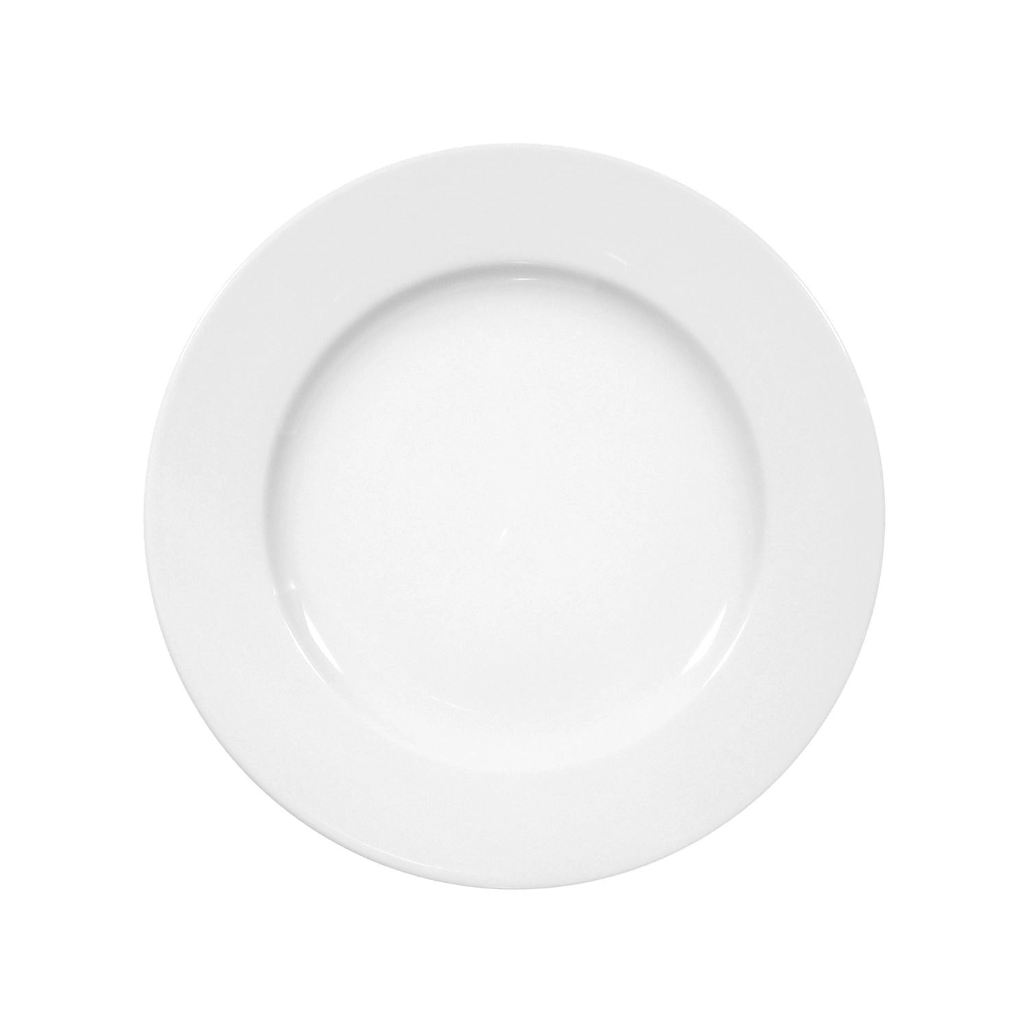 Meran Teller flach 30cm in Weiss präsentiert im Onlineshop von KAQTU Design AG. Teller ist von Maison Truffe