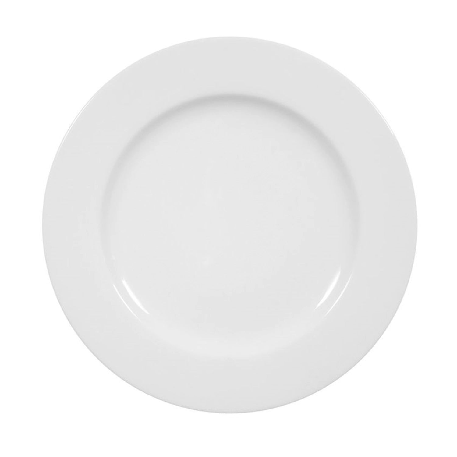 Meran Teller flach 26cm in Weiss präsentiert im Onlineshop von KAQTU Design AG. Teller ist von Maison Truffe