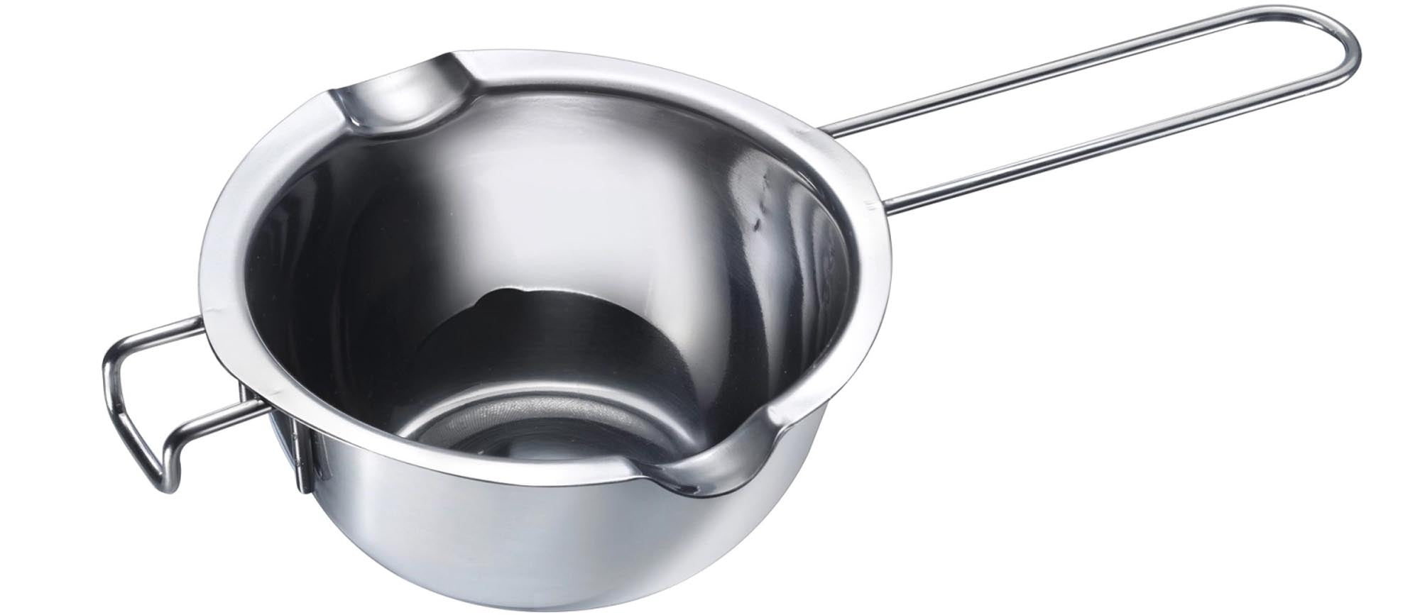 Wasserbad-Schmelzschale, 26.5x14.2x5cm in Silber präsentiert im Onlineshop von KAQTU Design AG. Backutensilien ist von Westmark