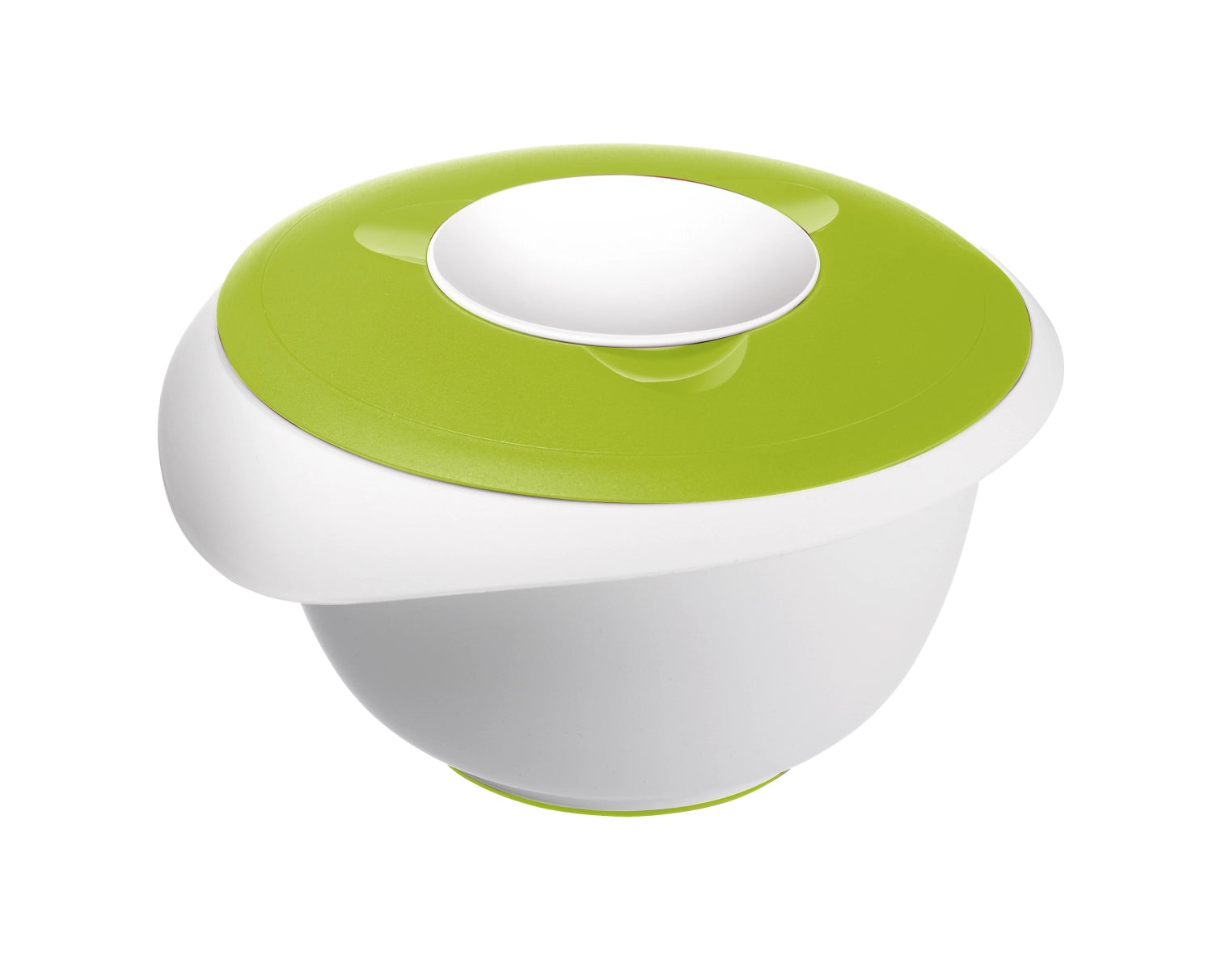 Bol mélangeur avec protection anti-éclaboussures, vert pomme, 25x24x14cm, 2,5 l