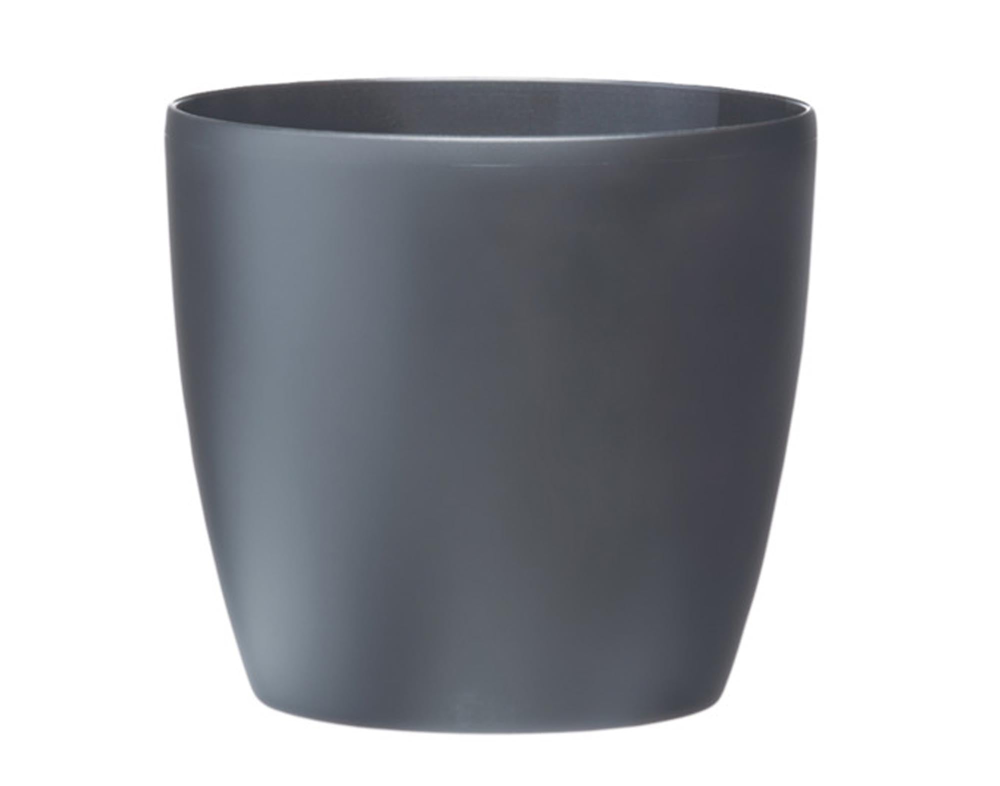 ELHO Pflanzengefäss Brussels anthrazit ø 14x13cm in  präsentiert im Onlineshop von KAQTU Design AG. Pflanzentopf Outdoor ist von ELHO