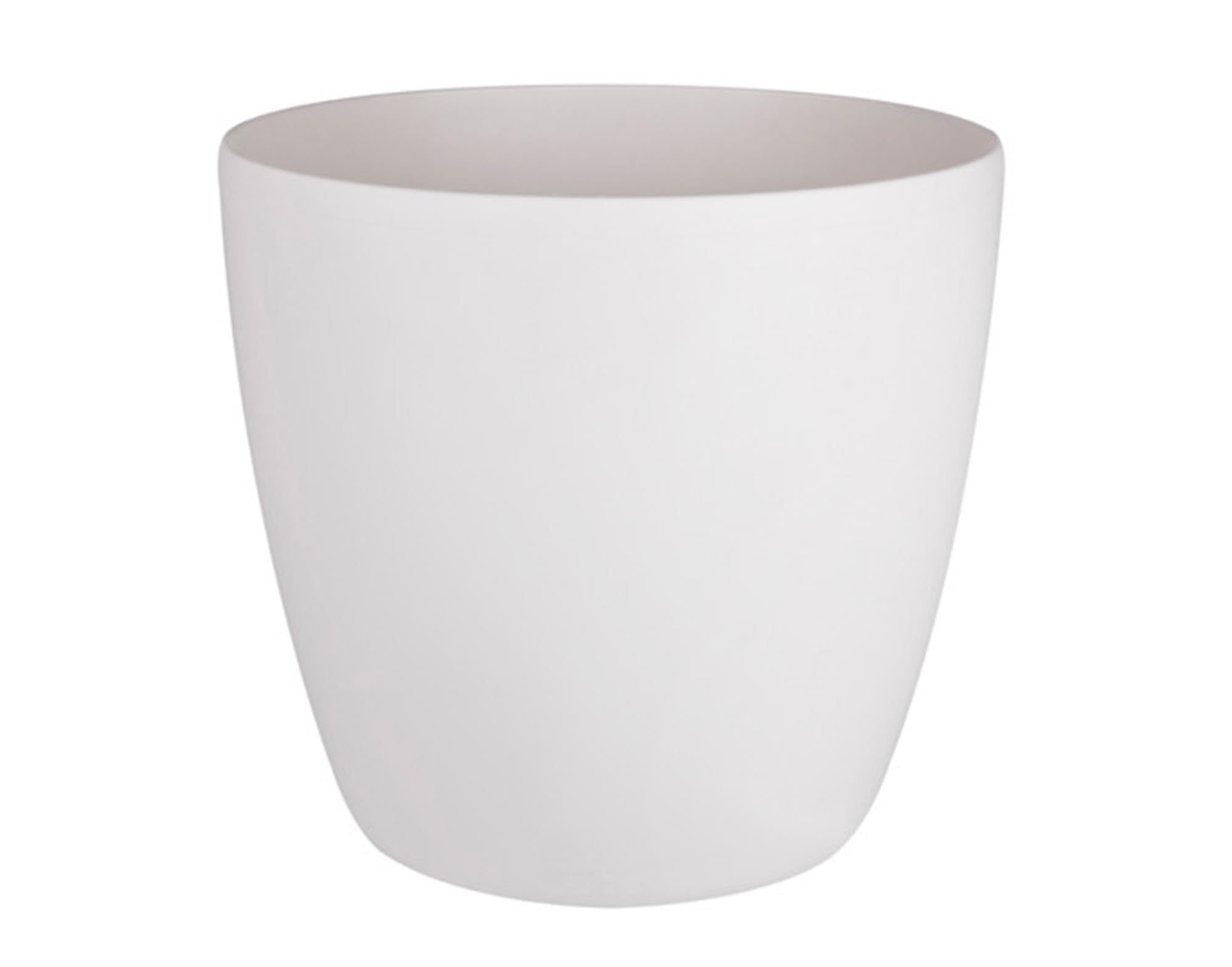 ELHO Pflanzengefäss Brussels mit Rollen weiss ø 35 cm in  präsentiert im Onlineshop von KAQTU Design AG. Pflanzentopf Outdoor ist von ELHO