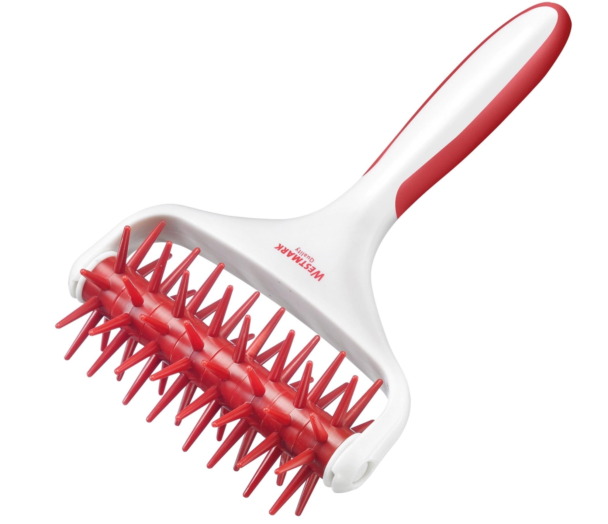 Stipproller m. 7 Rädchen, 20x12.5x5.5cm in Rot präsentiert im Onlineshop von KAQTU Design AG. Backutensilien ist von Westmark