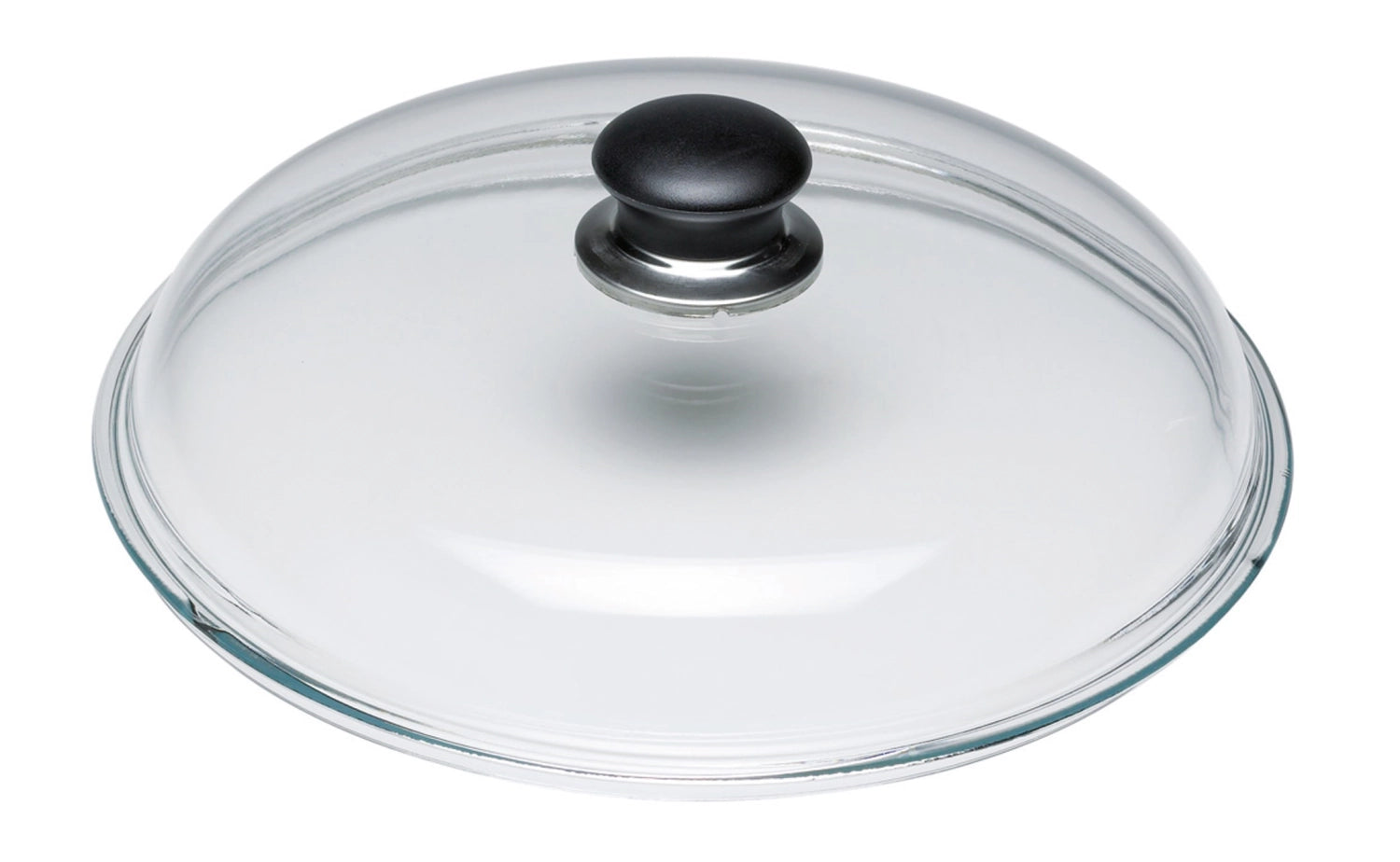 Glasdeckel D28cm in Transparent präsentiert im Onlineshop von KAQTU Design AG. Pfanne/Topf ist von Ballarini