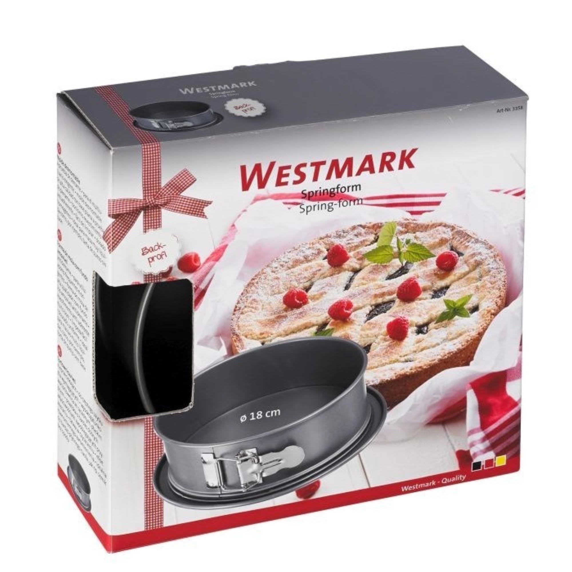 Springform 18cm mit Antihaftbeschichtung, ideal für Kuchen und Torten, robust und hochwertig, von Westmark.