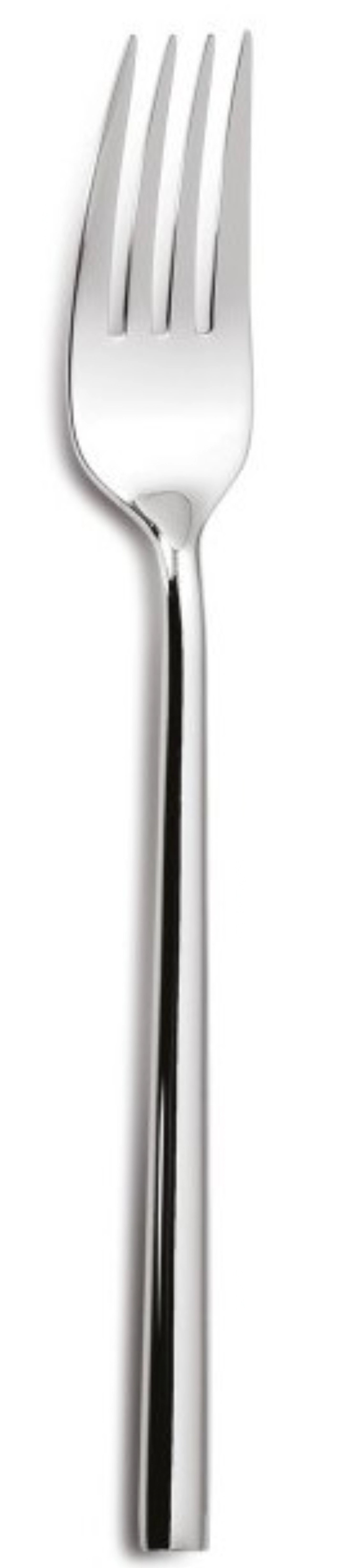 Oslo Kuchengabel in Silber präsentiert im Onlineshop von KAQTU Design AG. Geschirr ist von Comas