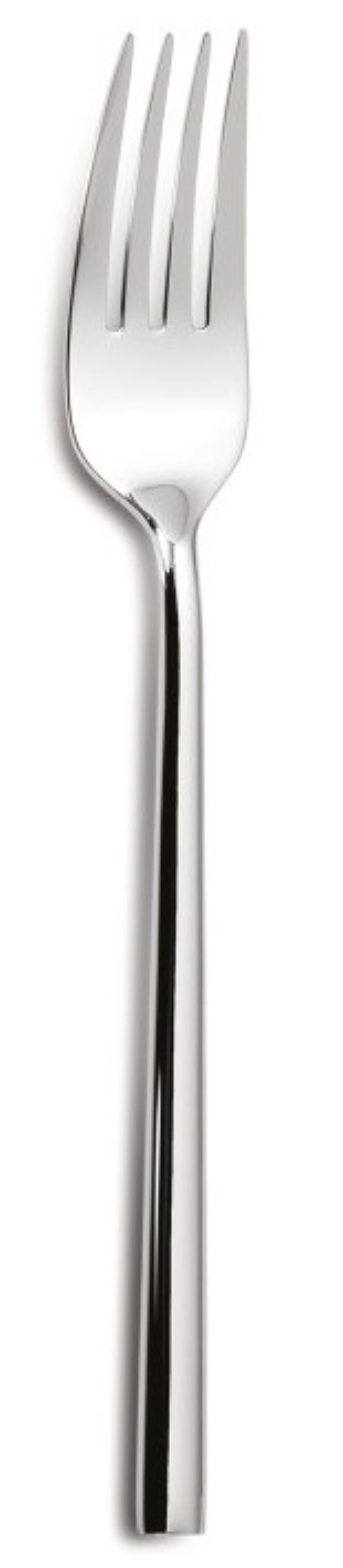 Oslo Dessertgabel in Silber präsentiert im Onlineshop von KAQTU Design AG. Besteck ist von Comas