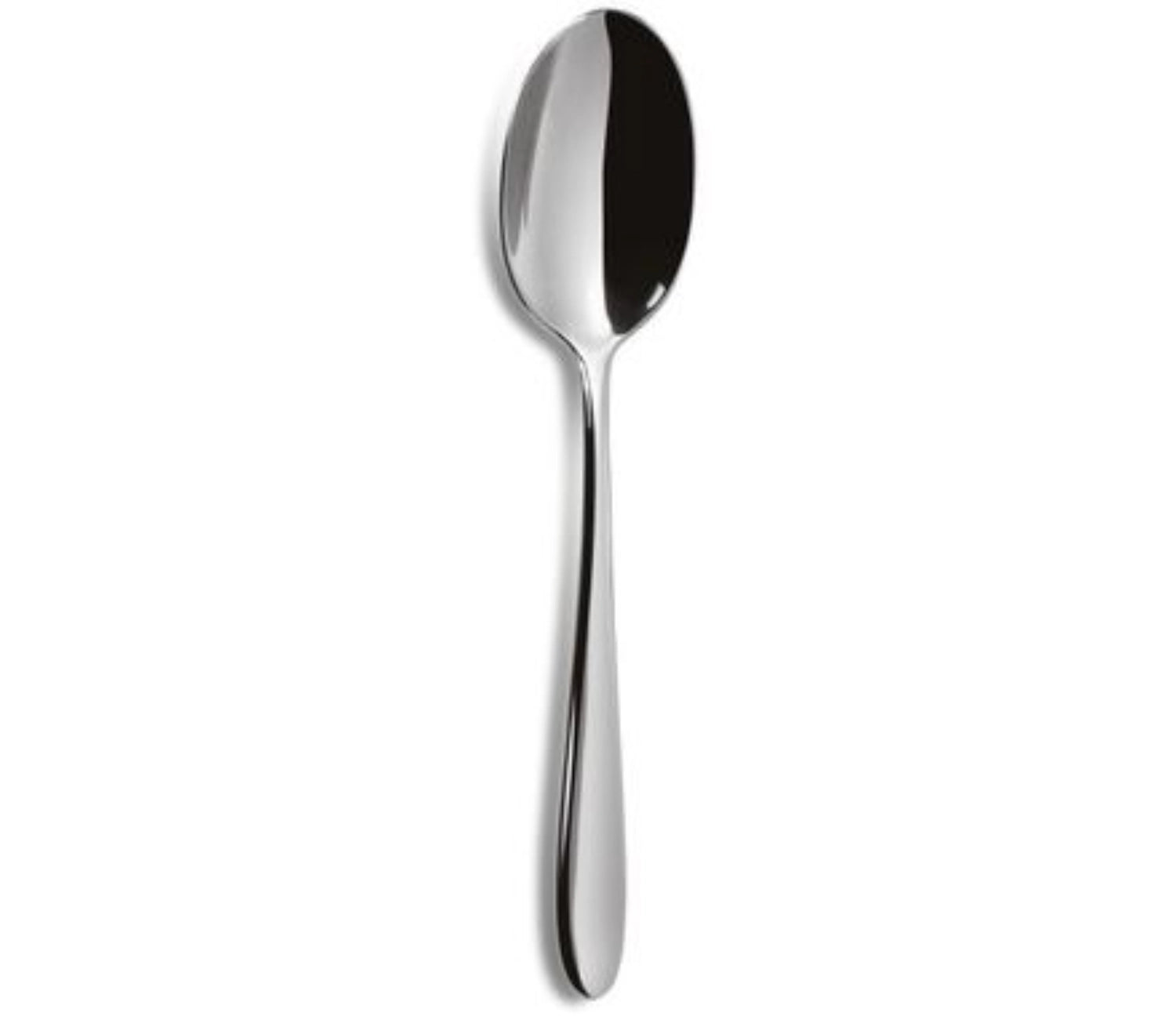 Q7 Tulip Dessertlöffel in Silber präsentiert im Onlineshop von KAQTU Design AG. Besteck ist von Comas