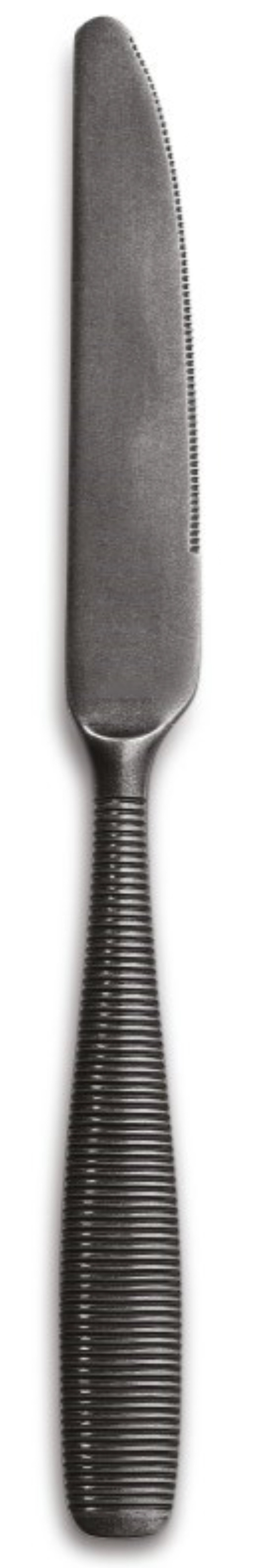 Fleur de Lys Q21 Tafelmesser Black Vintage in Schwarz präsentiert im Onlineshop von KAQTU Design AG. Besteck ist von Comas