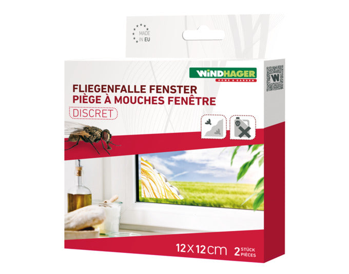 WINDHAGER Fliegenfalle Fenster 20x135x165 mm in  präsentiert im Onlineshop von KAQTU Design AG. Insektenabwehr ist von WINDHAGER