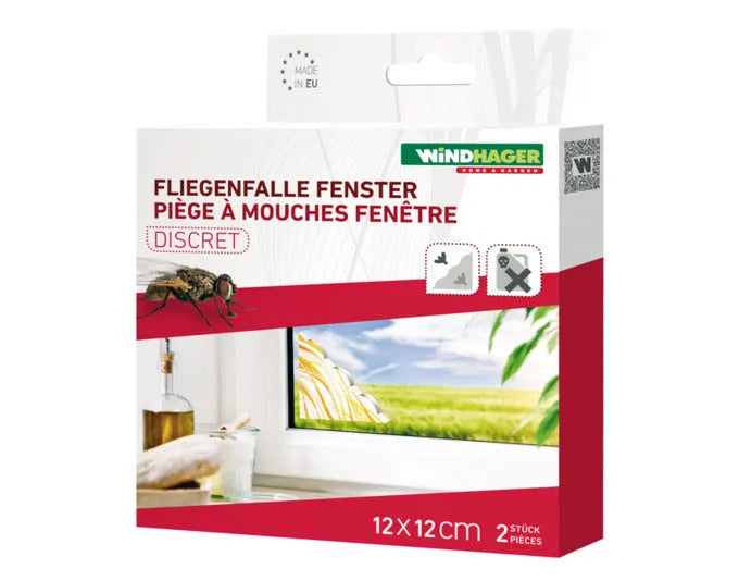 WINDHAGER Fliegenfalle Fenster 20x135x165 mm in  präsentiert im Onlineshop von KAQTU Design AG. Insektenabwehr ist von WINDHAGER