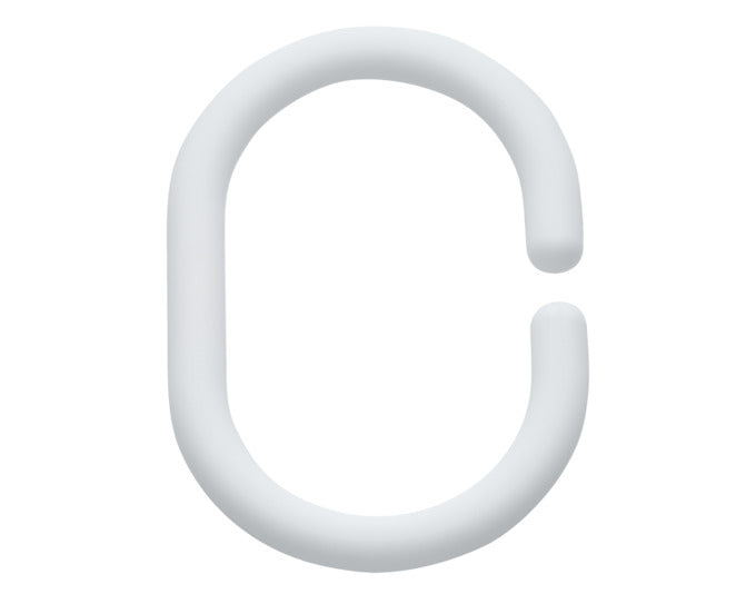 <tc>DIAQUA</tc> Shower curtain rings <tc>wEIS</tc> 12 pieces