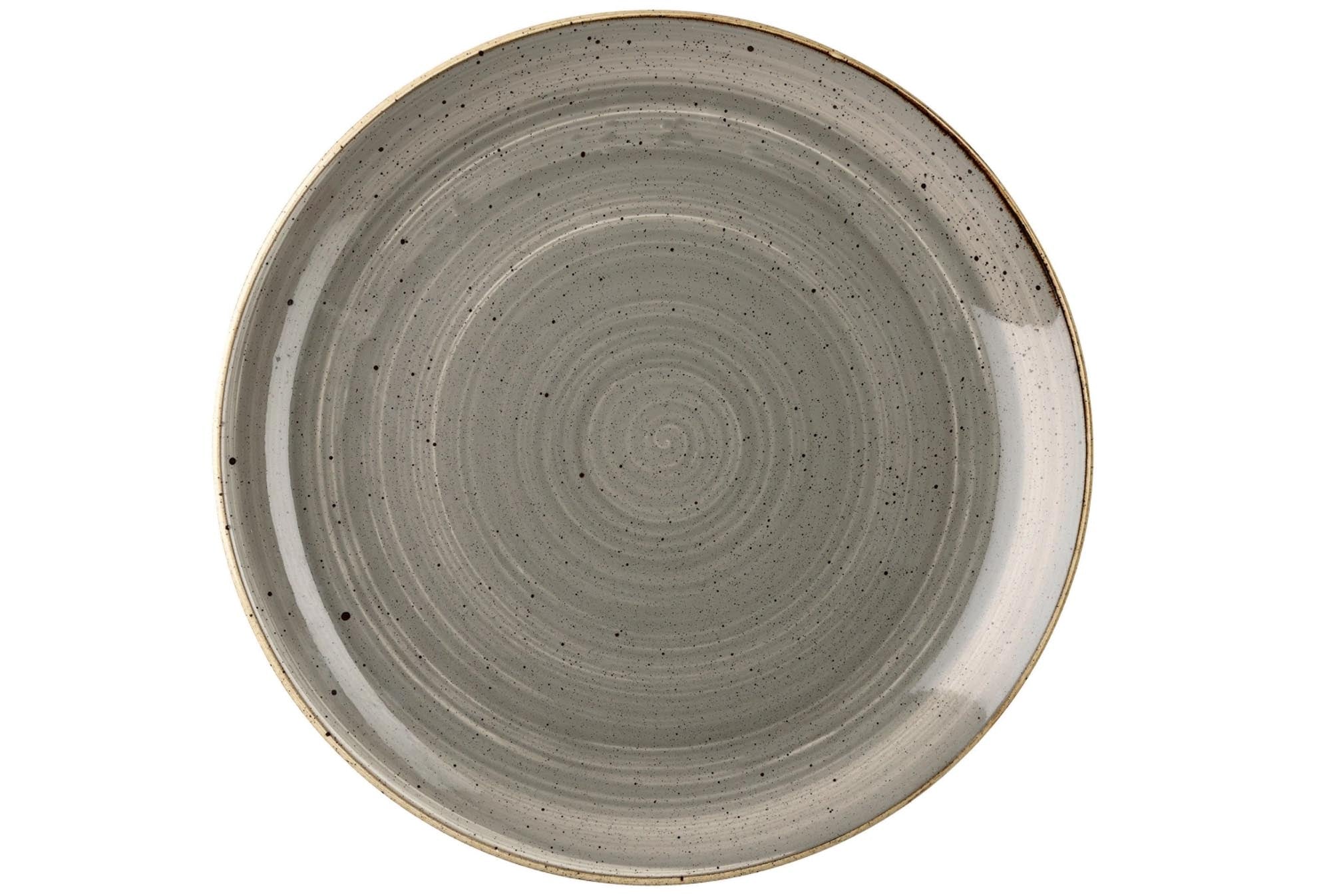 Stonecast Peppercorn Grey Coupe Teller
Eleganter 26cm flacher Coupe Teller in Grau von Churchill.