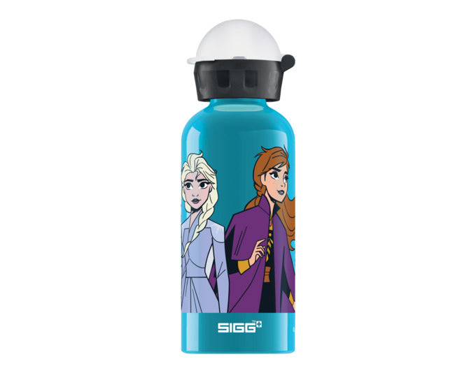 Trinkflasche Kids Bottle Anna & Elsa II 0.4 l in  präsentiert im Onlineshop von KAQTU Design AG. Flasche ist von SIGG