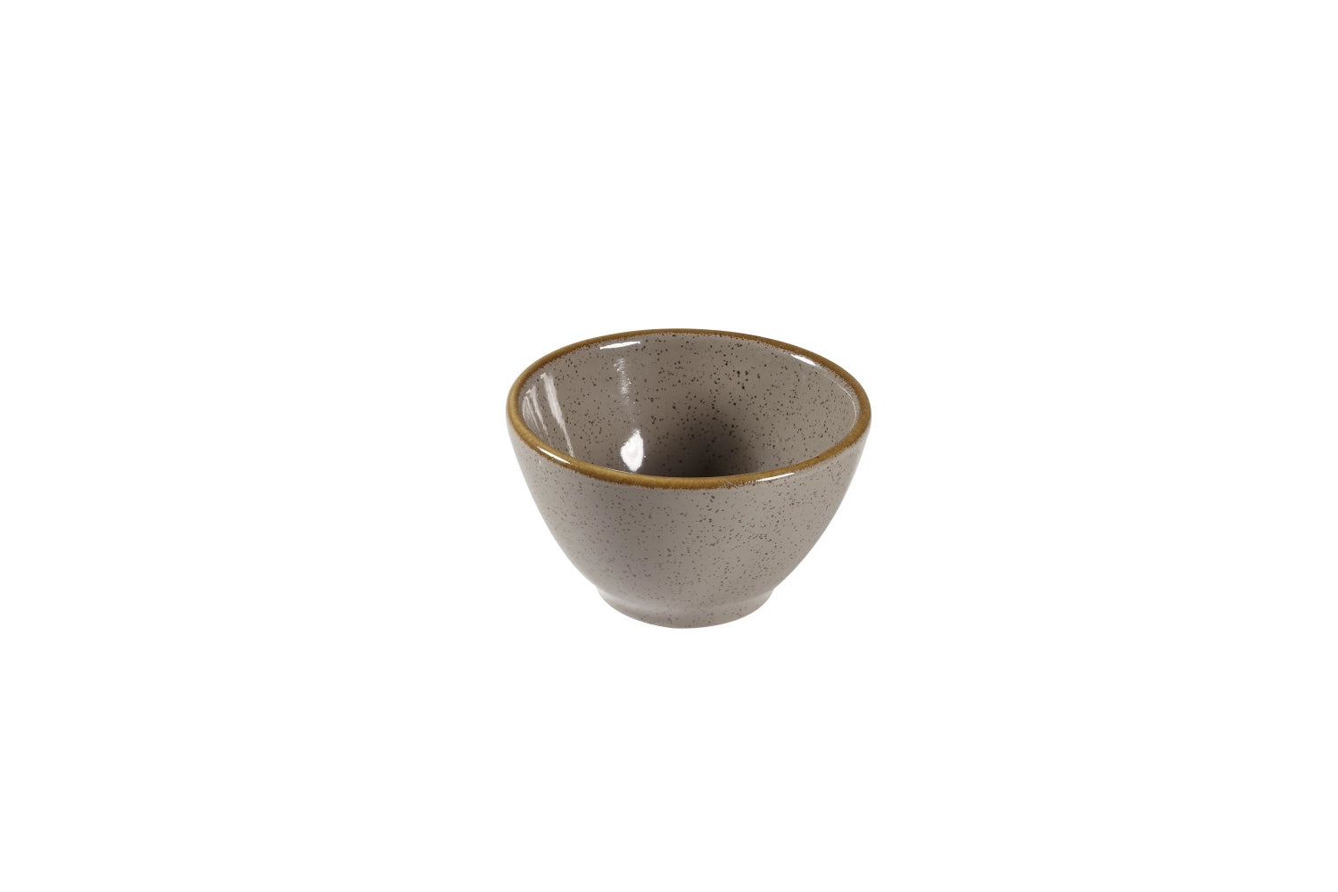 Stonecast Peppercorn Grey Dip Schälchen 7cm, 6cl in Silber präsentiert im Onlineshop von KAQTU Design AG. Schale ist von Churchill