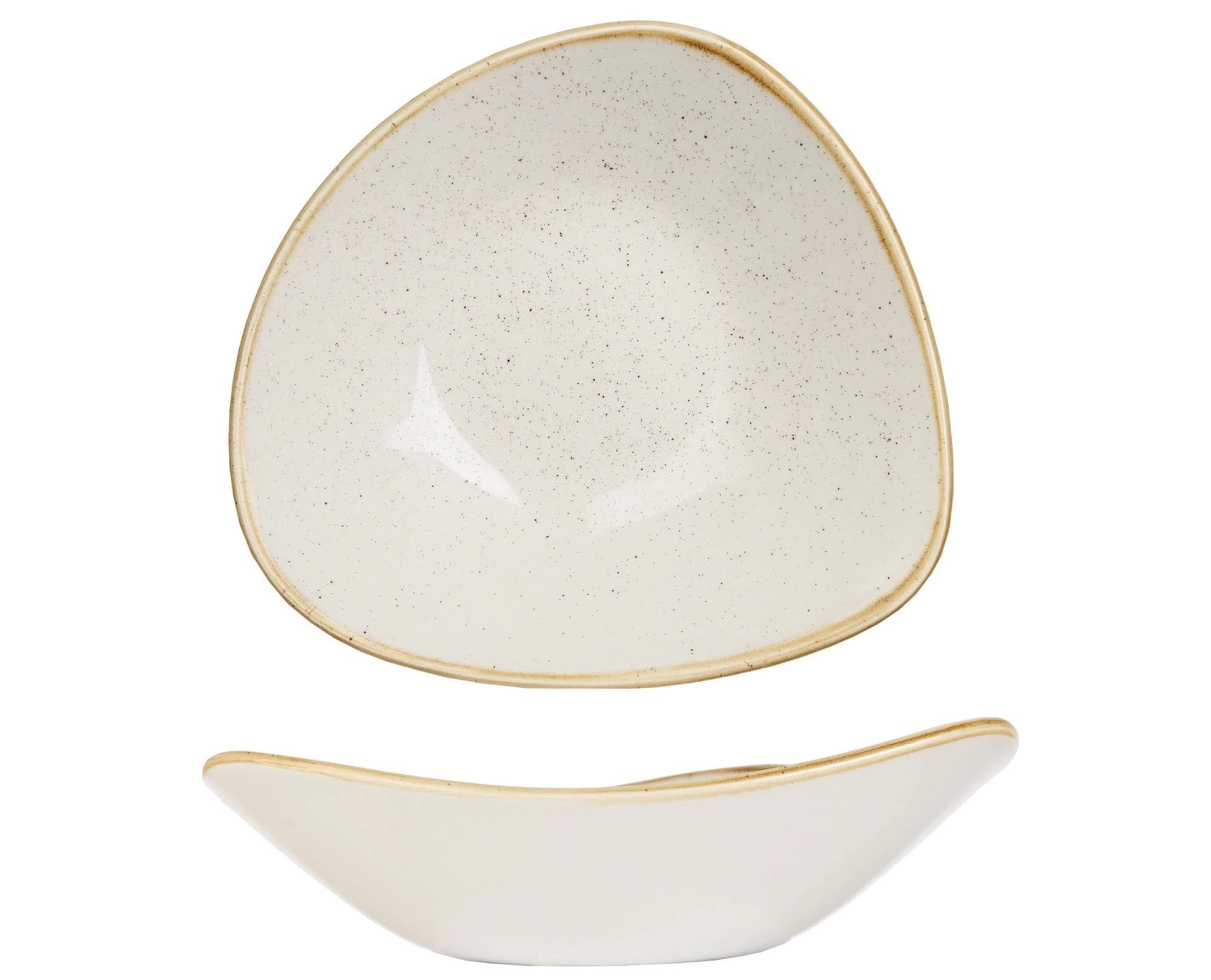 Eleganter, handbemalter Porzellanteller mit goldbraunem Rand, ideal für Suppen und Salate. Langlebig und stilvoll für jeden Anlass.