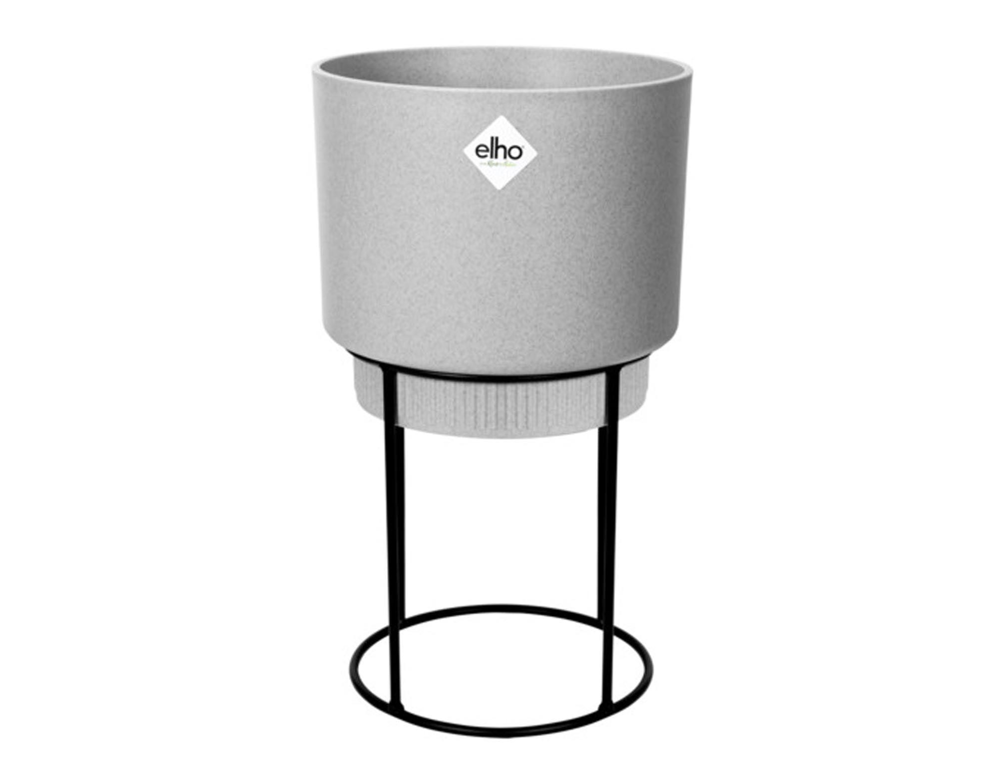 ELHO Pflanzenschale b. for Studio mit Ständer living beton ø 30cm in Beton präsentiert im Onlineshop von KAQTU Design AG. Pflanzentopf Outdoor ist von ELHO