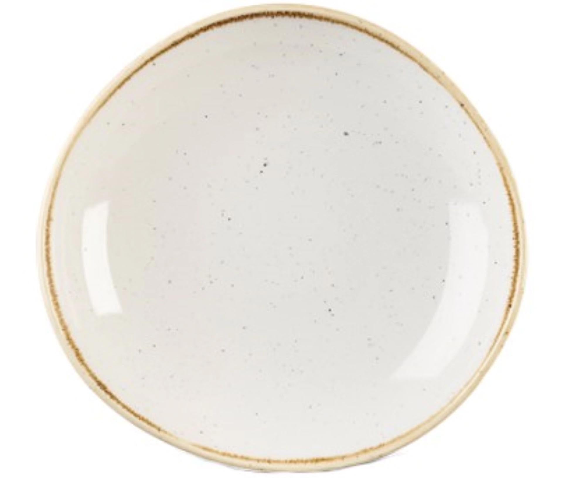 Eleganter, robuster Porzellanteller (25,3 cm) von Churchill, ideal für stilvolle Speisenpräsentation in Gastronomie.