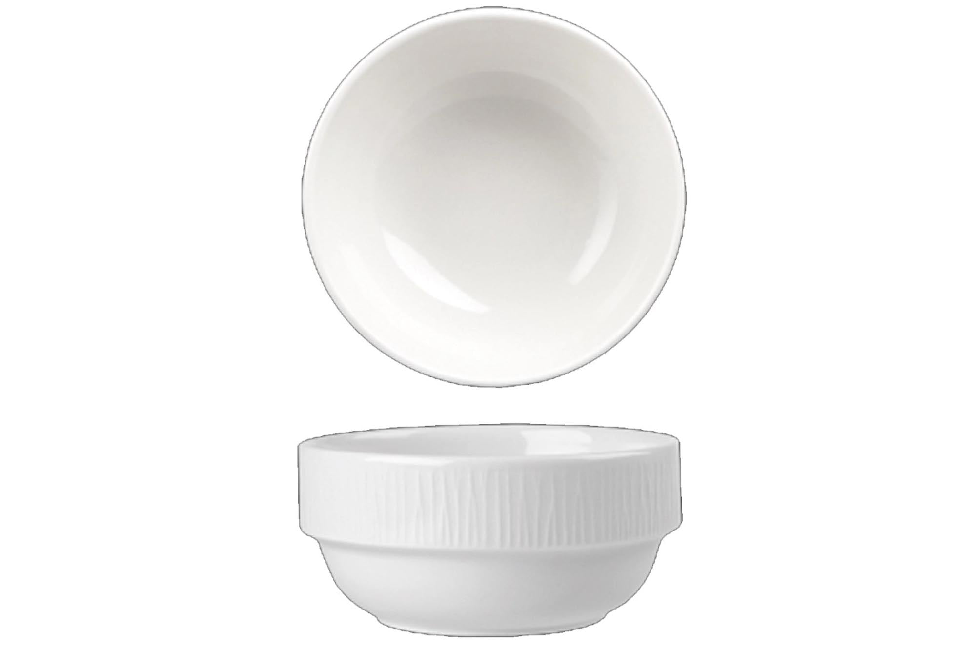 Bamboo White Schale 37.7cl, empilable