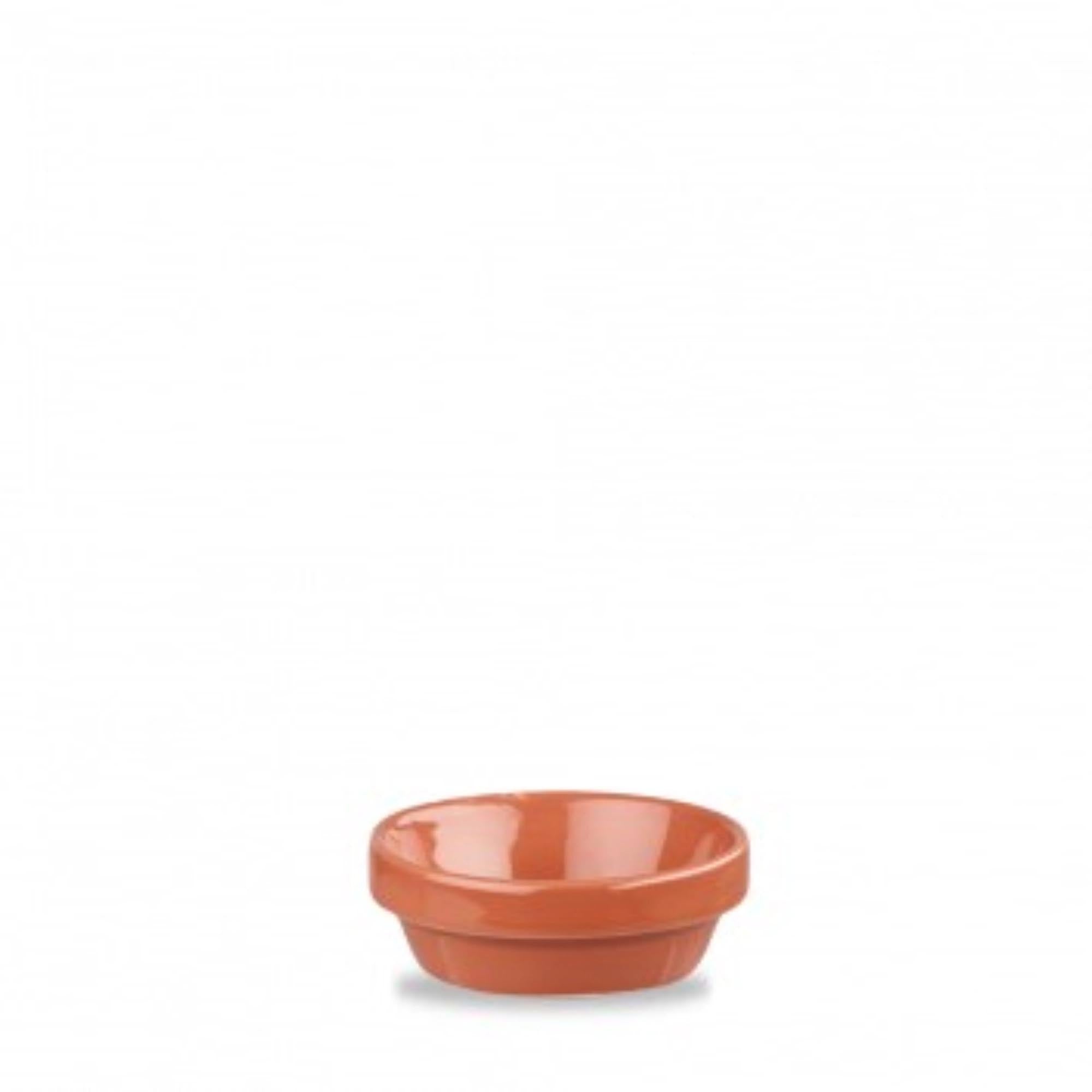Bit sur le côté Paprika Orange Shell D9.7 cm, H3,5 cm, 14.2cl
