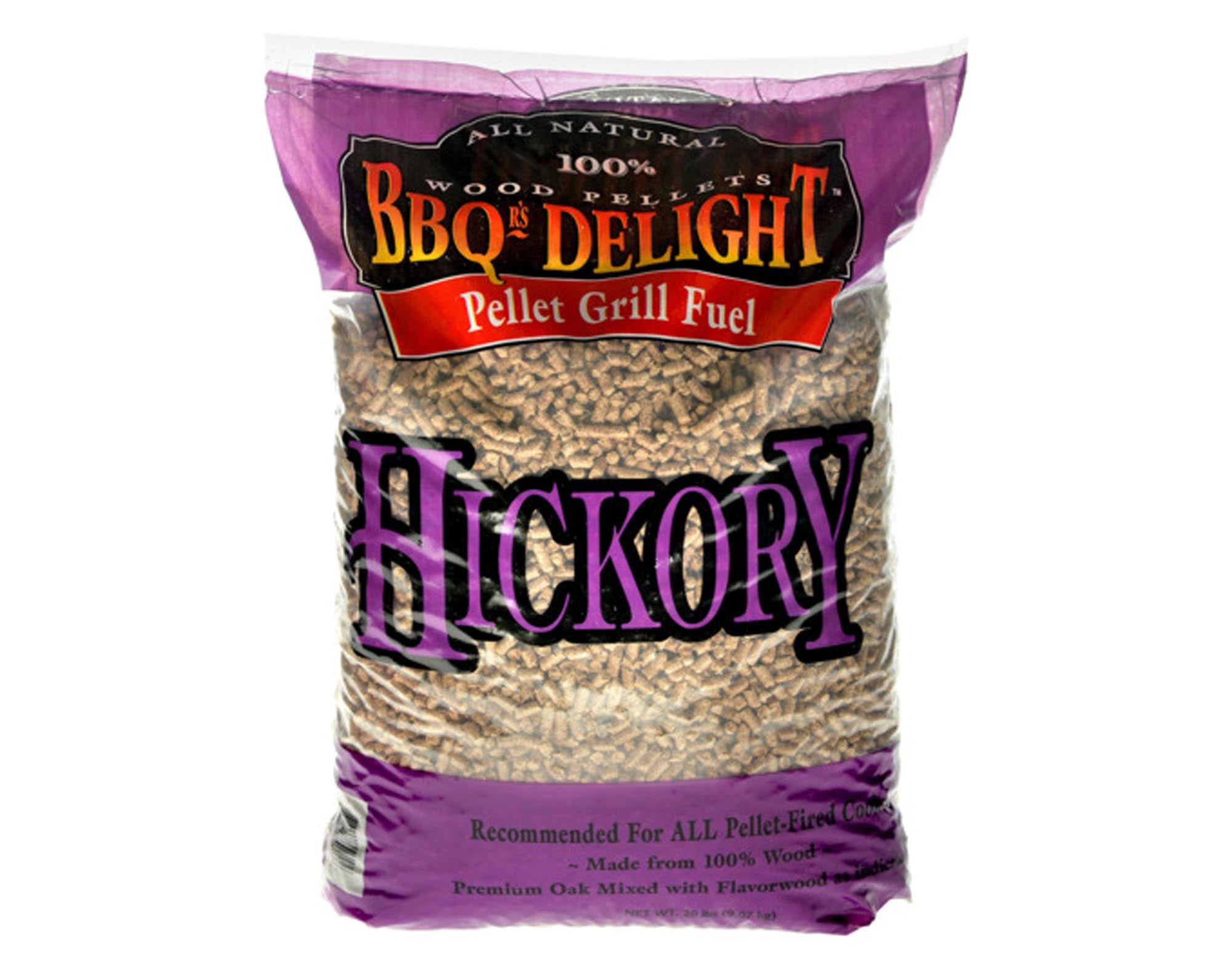 BBQR'S DELIGHT Pellets Hickory 9 kg in  präsentiert im Onlineshop von KAQTU Design AG. Grillzubehör ist von BBQ DELIGHT