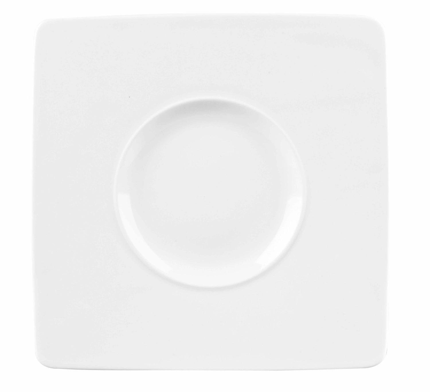 Alchemy Ambience W. Plate flat square. 21cm, mirror 11cm